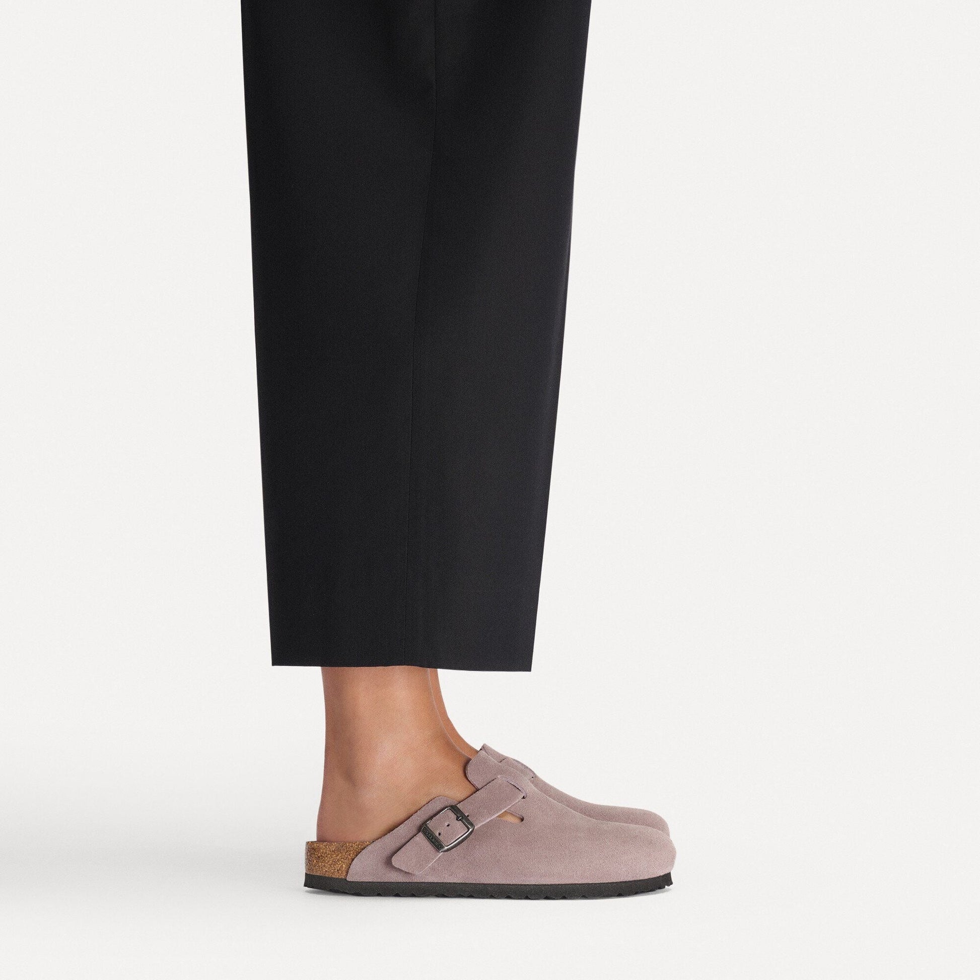Boston | Soft Footbed | Suede | Faded Purple - Clog - Birkenstock