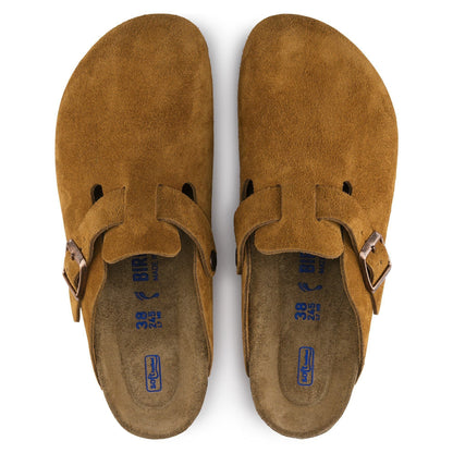 Boston | Soft Footbed | Suede | Mink - clog - Birkenstock