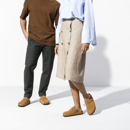 Boston | Soft Footbed | Suede | Mink - clog - Birkenstock
