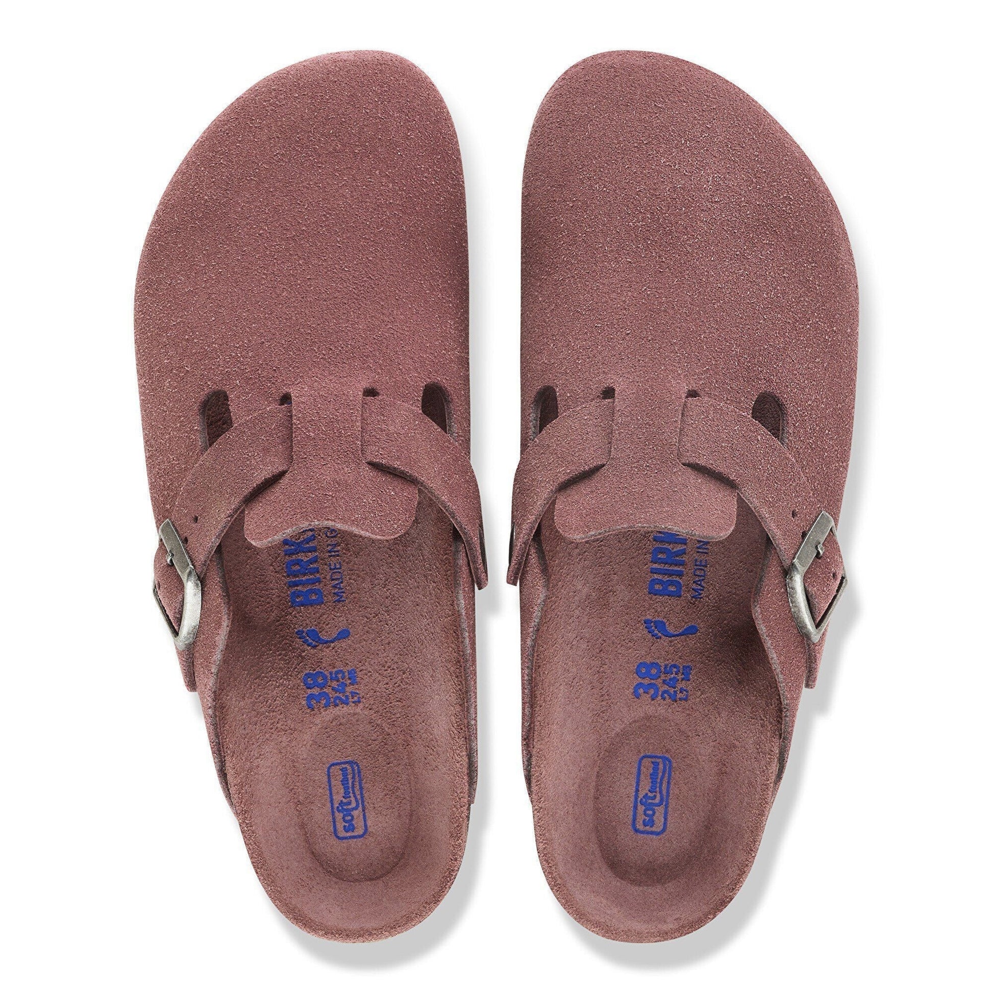 Boston | Soft Footbed | Suede | Pepper Tonal - clog - Birkenstock
