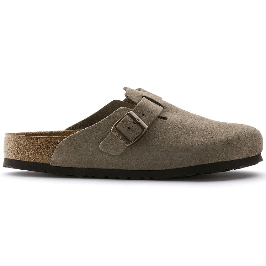 Boston | Soft Footbed | Suede | Taupe - Clog - Birkenstock