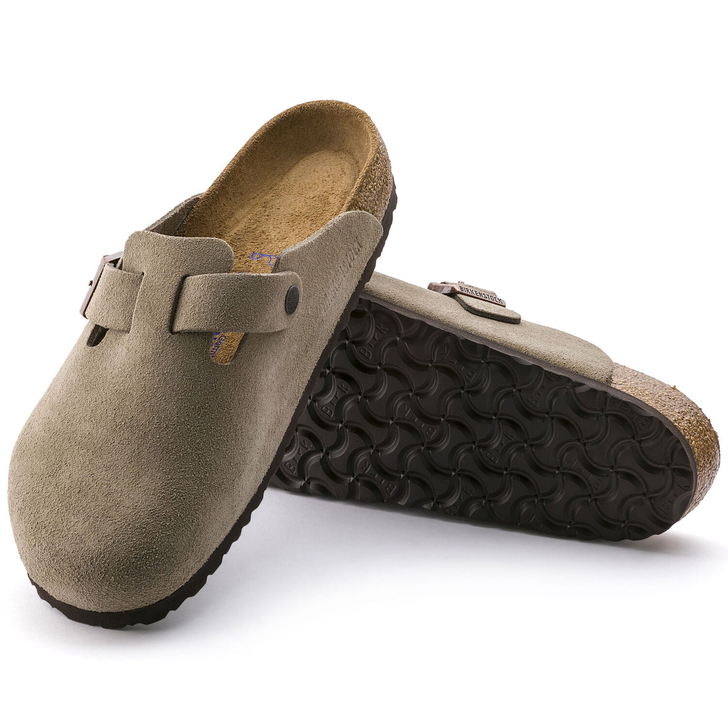 Boston | Soft Footbed | Suede | Taupe - Clog - Birkenstock