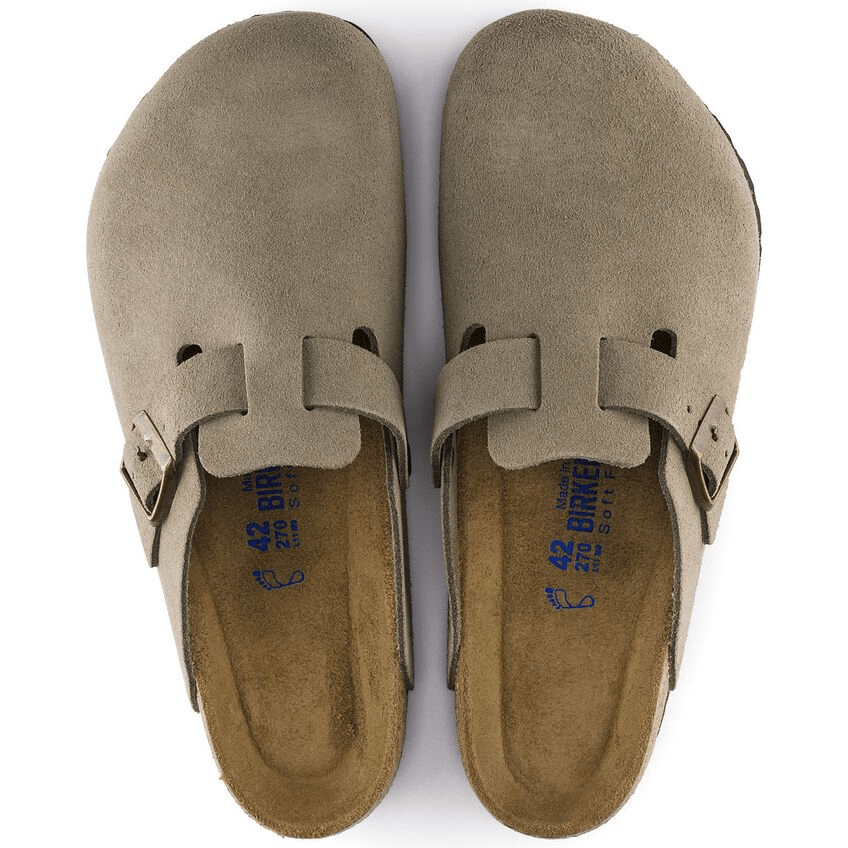 Boston | Soft Footbed | Suede | Taupe - Clog - Birkenstock