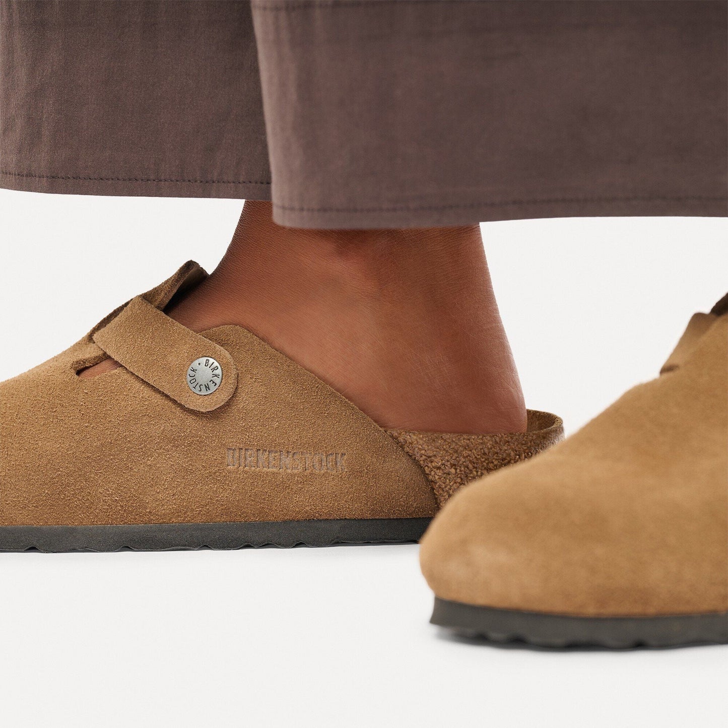 Boston | Suede | Dark Tea - clog - Birkenstock