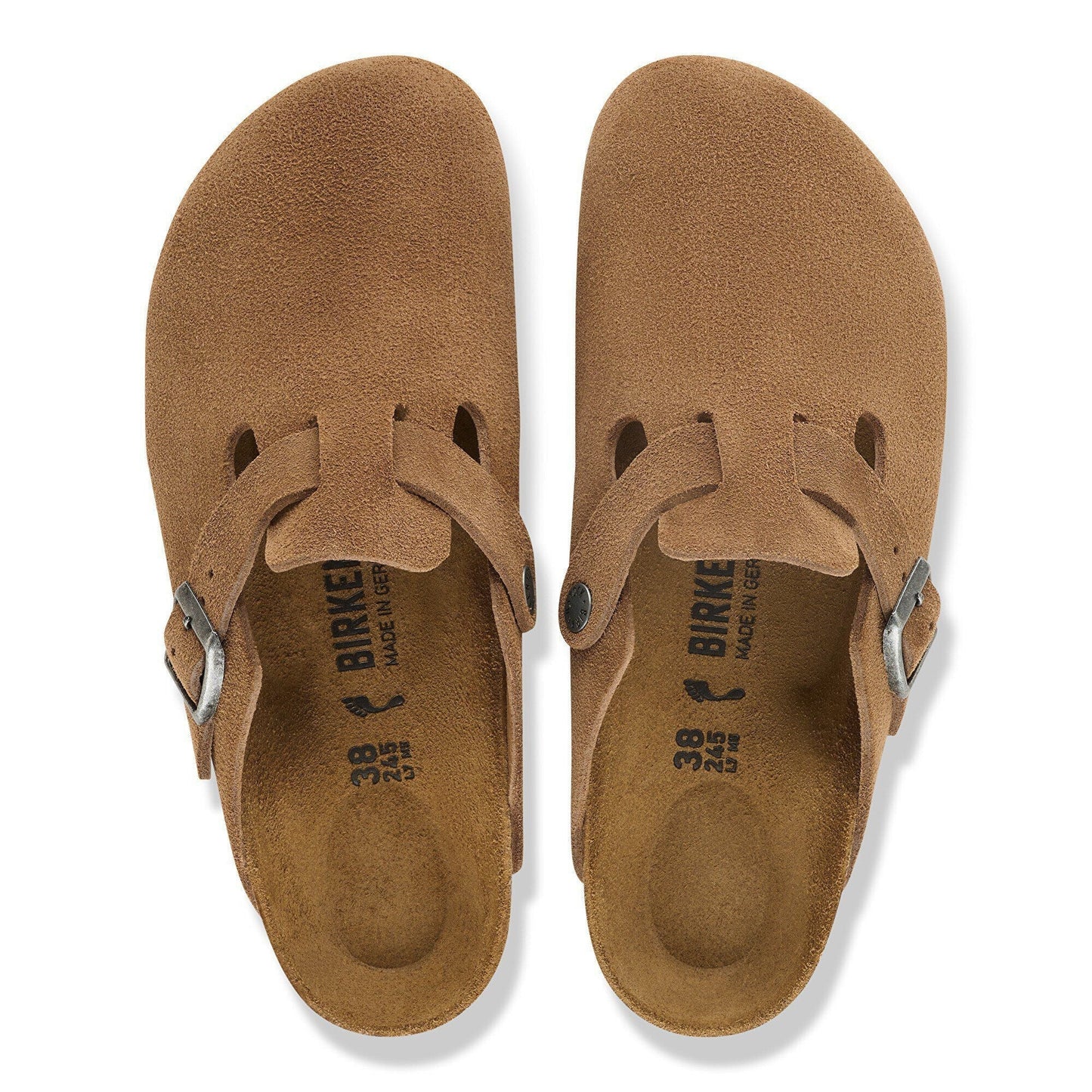 Boston | Suede | Dark Tea - clog - Birkenstock
