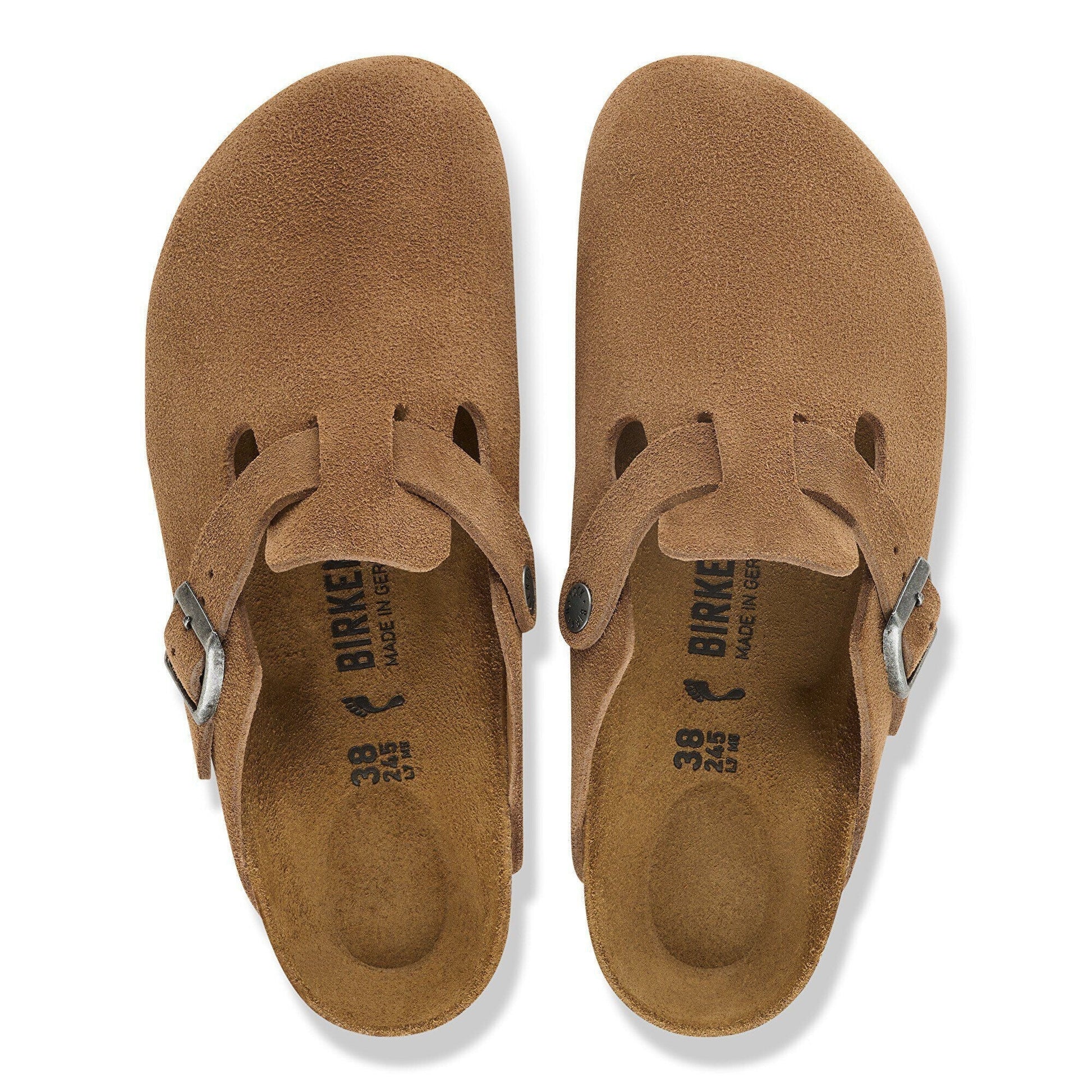 Boston | Suede | Dark Tea - clog - Birkenstock