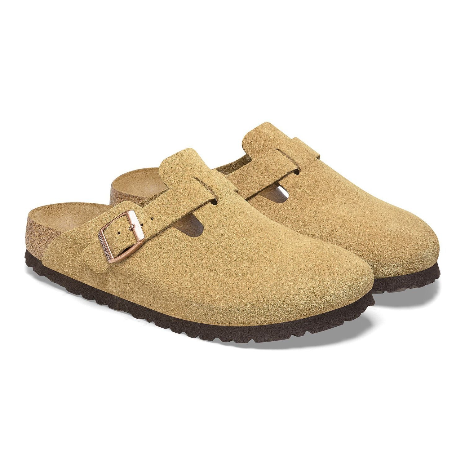 Boston | Suede | Latte Cream - Clog - Birkenstock