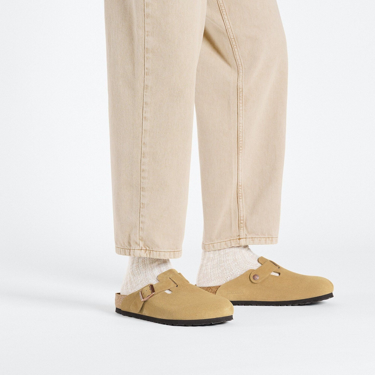 Boston | Suede | Latte Cream - clog - Birkenstock