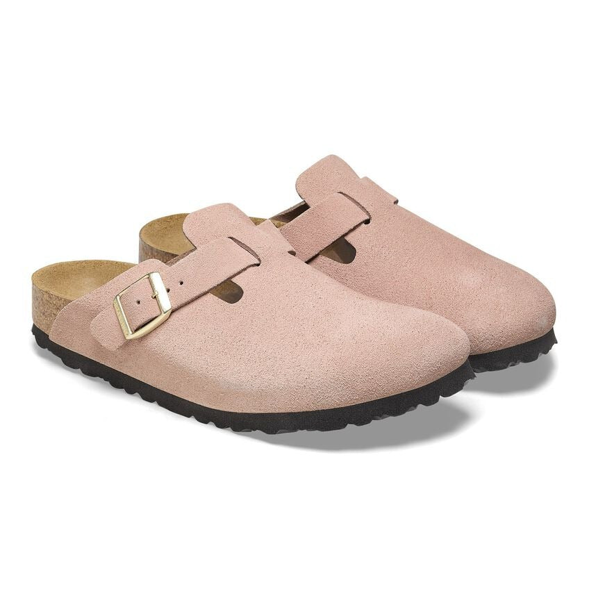 Boston | Suede | Light Rose - Clog - Birkenstock