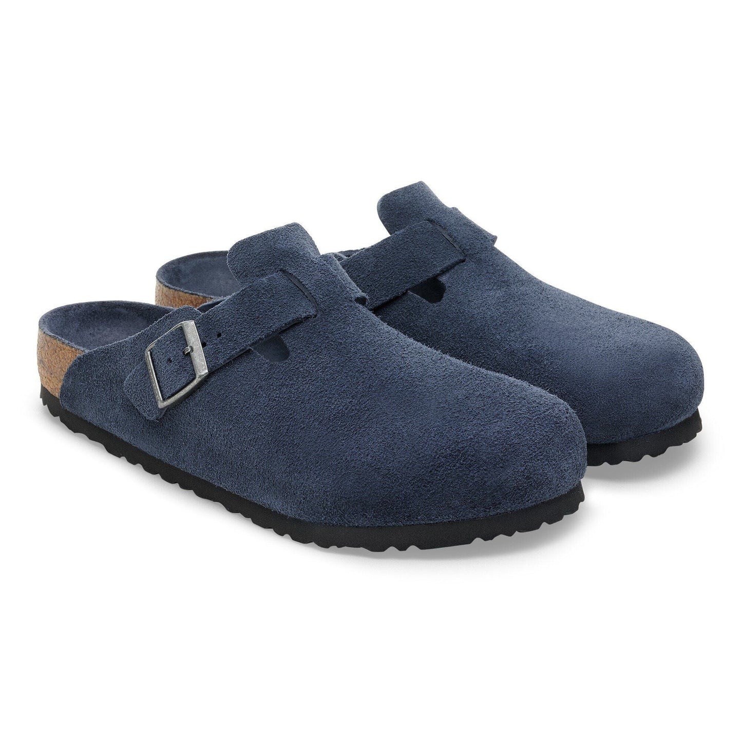 Boston | Suede | Navy - clog - Birkenstock