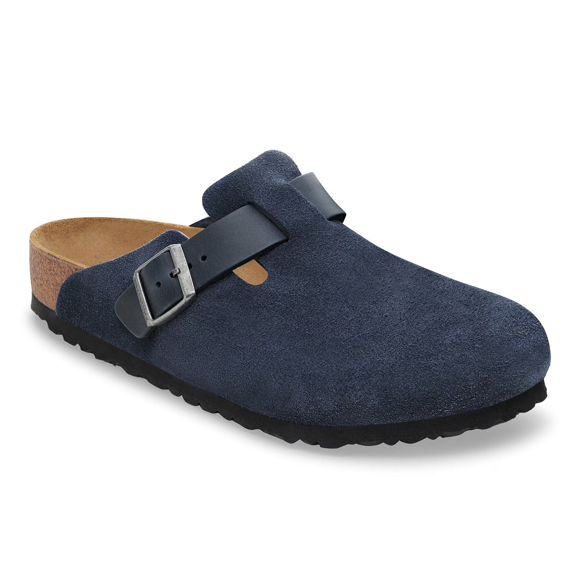 Boston | Suede | Navy - Clog - Birkenstock