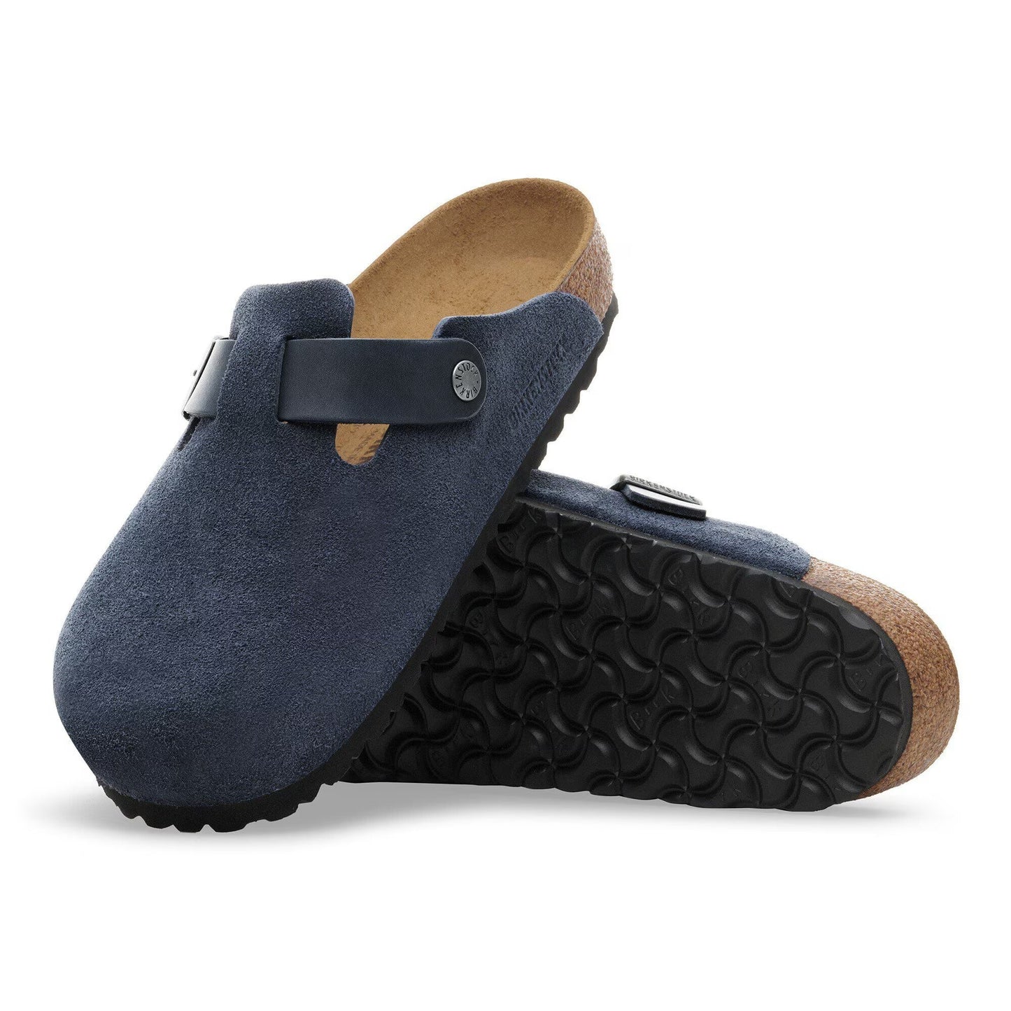 Boston | Suede | Navy - Clog - Birkenstock