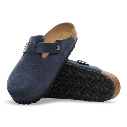 Boston | Suede | Navy - Clog - Birkenstock