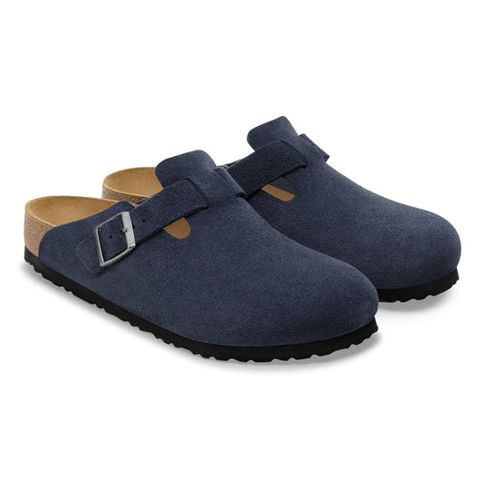 Boston | Suede | New Navy - clog - Birkenstock