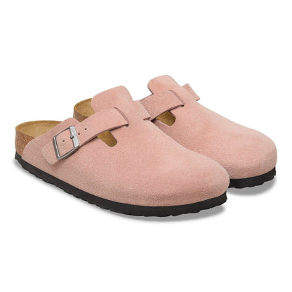 Boston | Suede | Pink Clay - clog - Birkenstock
