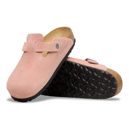 Boston | Suede | Pink Clay - clog - Birkenstock