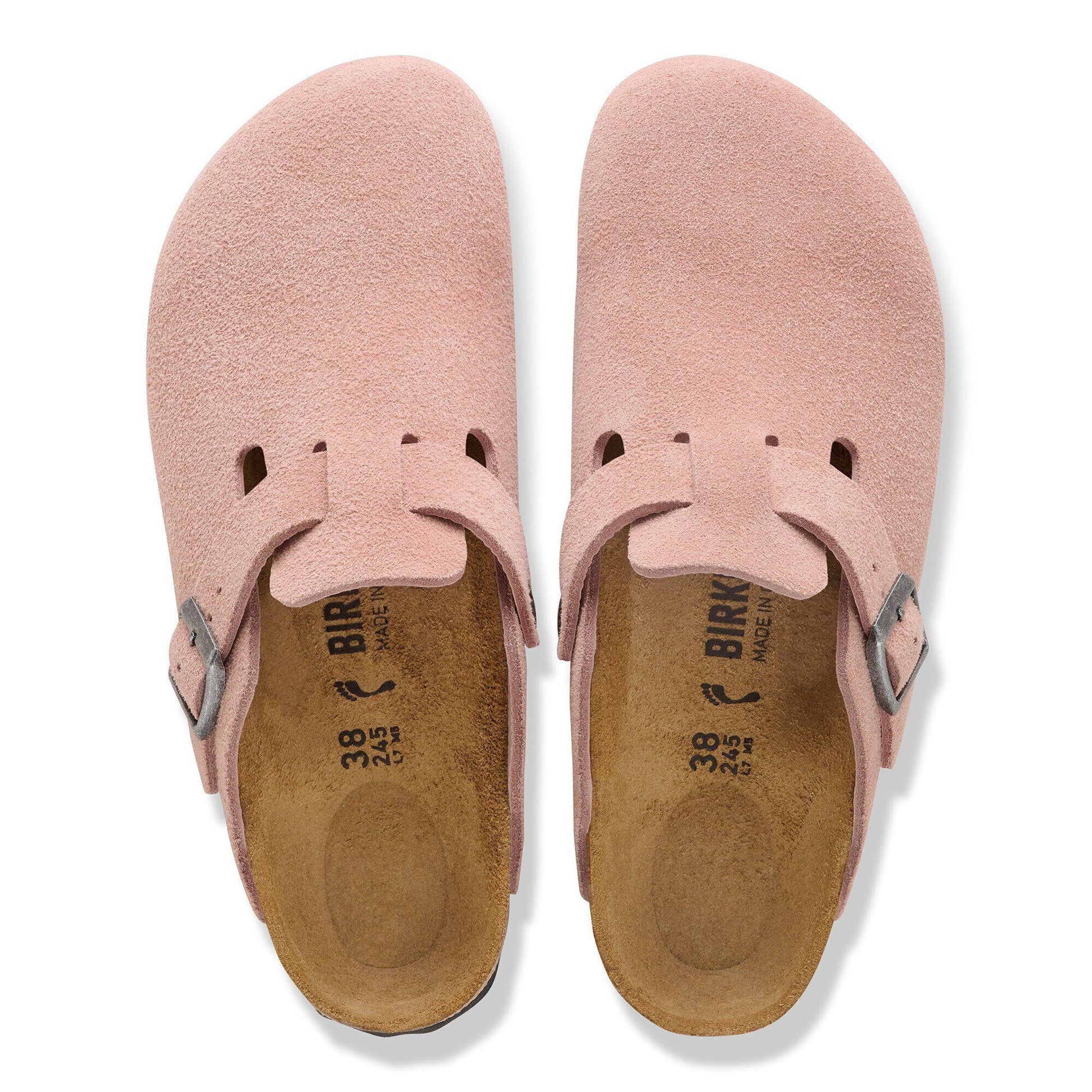 Boston | Suede | Pink Clay - clog - Birkenstock