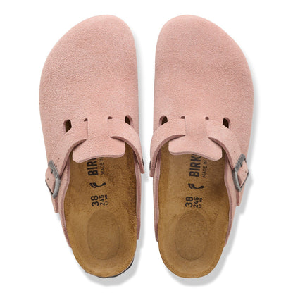 Boston | Suede | Pink Clay - clog - Birkenstock