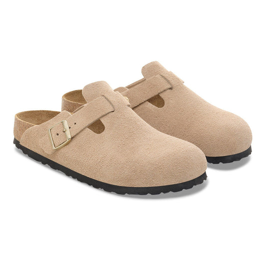 Boston | Suede | Sandcastle - clog - Birkenstock
