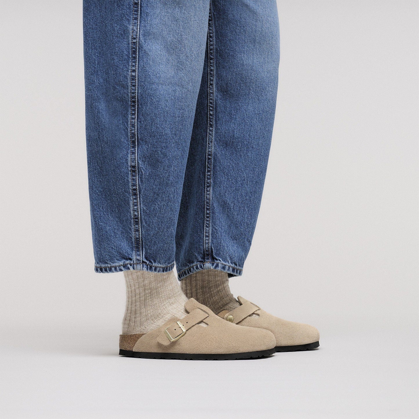 Boston | Suede | Sandcastle - clog - Birkenstock