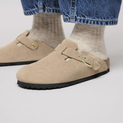 Boston | Suede | Sandcastle - clog - Birkenstock
