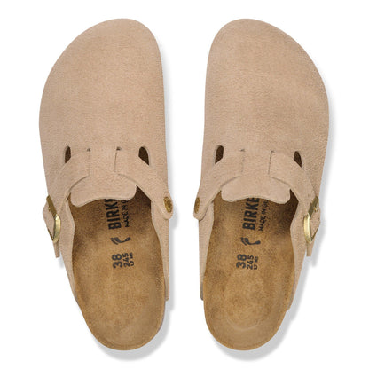 Boston | Suede | Sandcastle - clog - Birkenstock