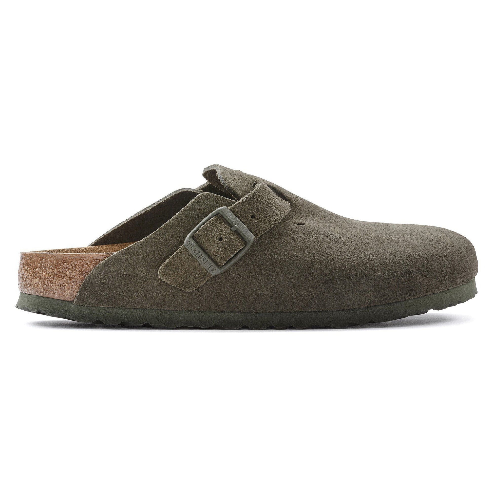 Boston | Suede | Thyme - clog - Birkenstock