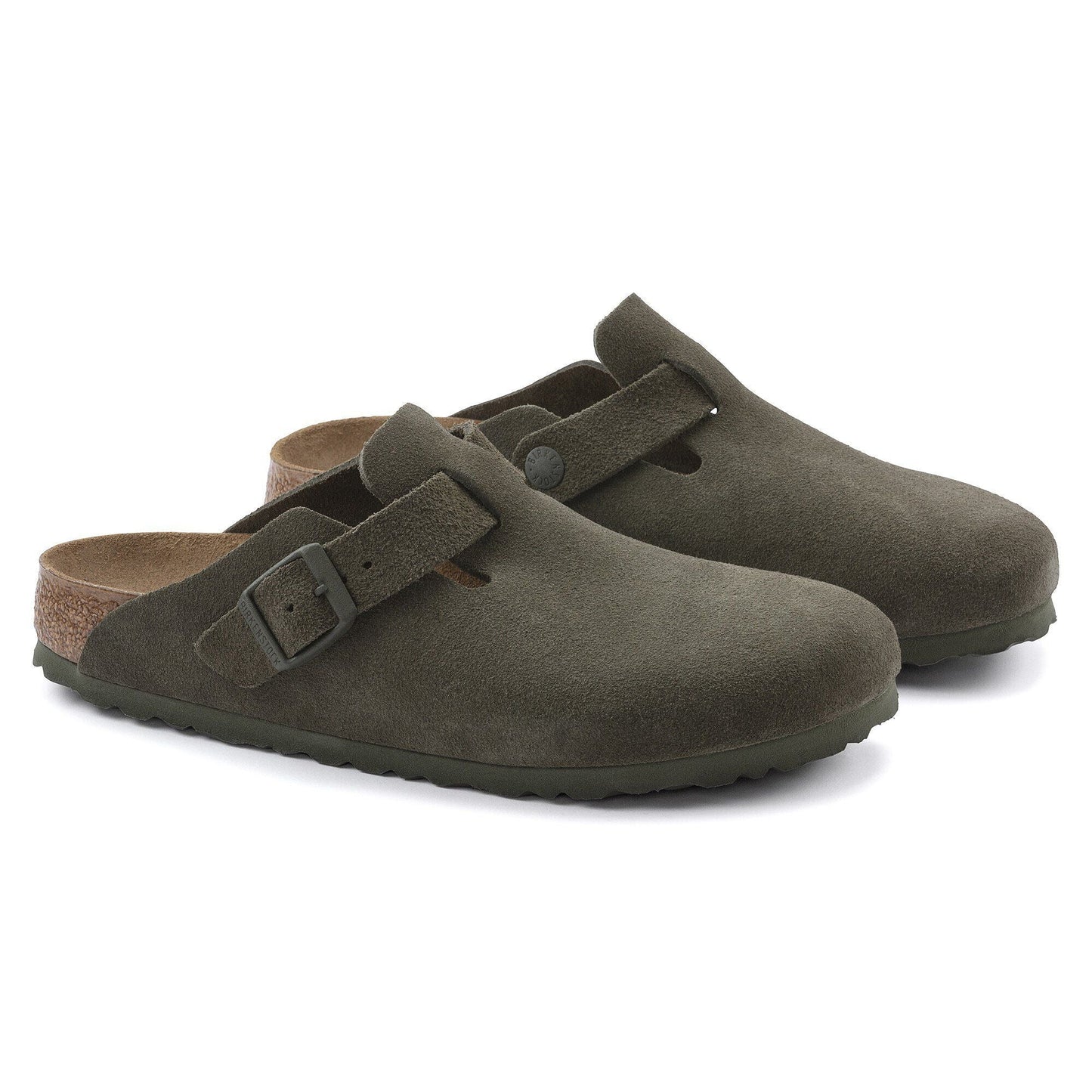 Boston | Suede | Thyme - clog - Birkenstock
