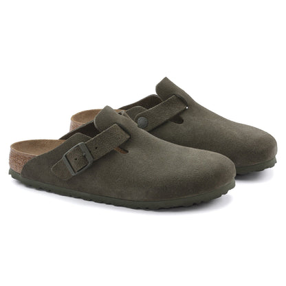 Boston | Suede | Thyme - clog - Birkenstock