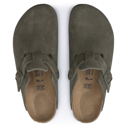 Boston | Suede | Thyme - clog - Birkenstock