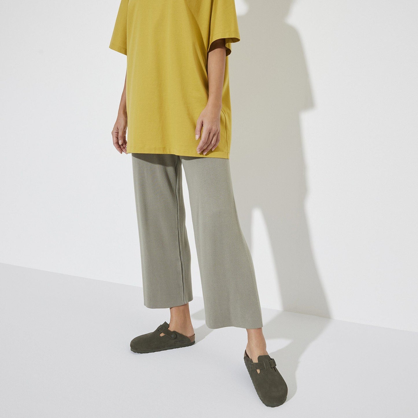 Boston | Suede | Thyme - clog - Birkenstock