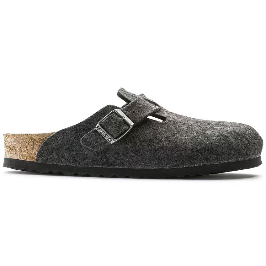 Boston | Wool | Anthracite - Clog - Birkenstock