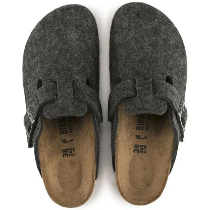 Boston | Wool | Anthracite - Clog - Birkenstock