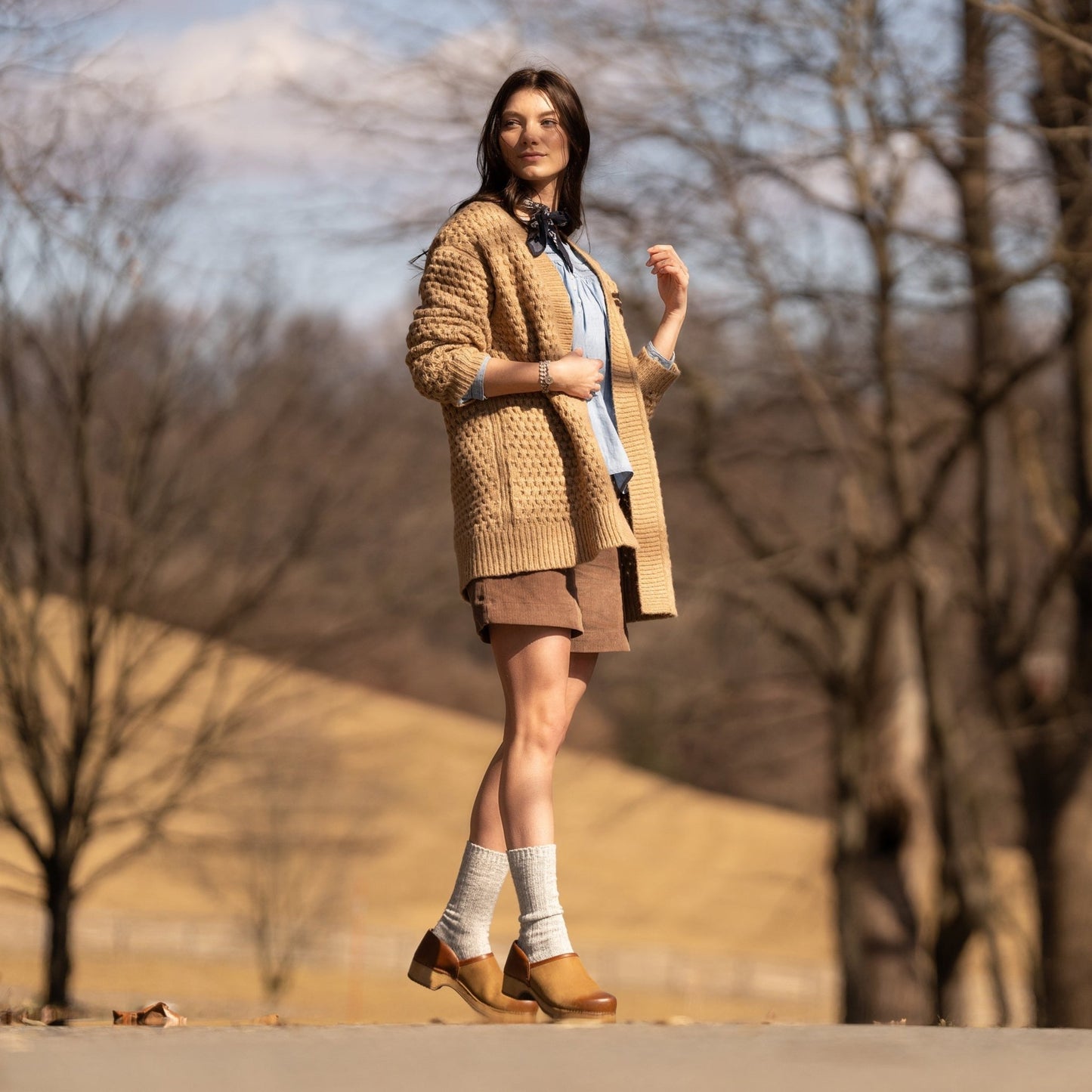 Brenna | Burnished Suede | Tan - clog - Dansko