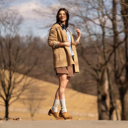 Brenna | Burnished Suede | Tan - clog - Dansko