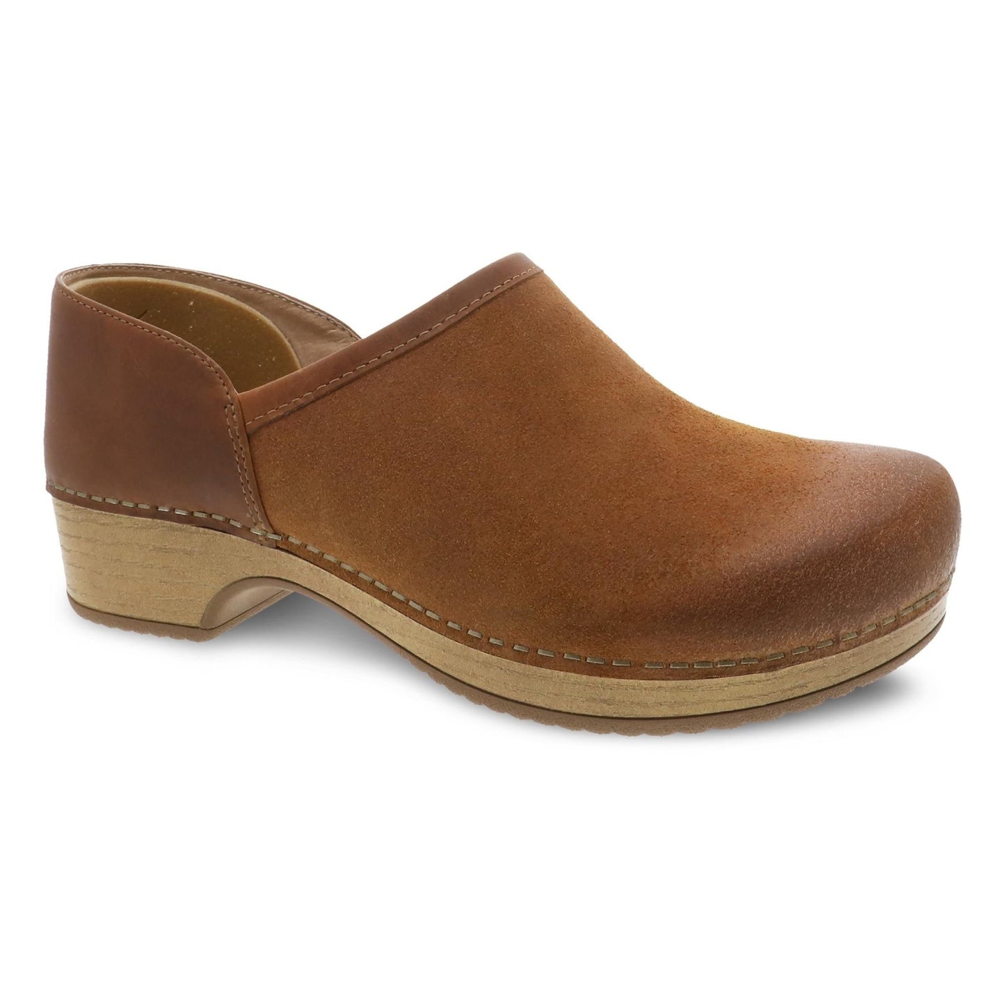 Brenna | Burnished Suede | Tan - clog - Dansko