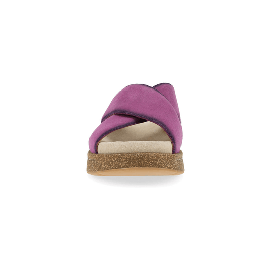 Bridget | Burnished Suede | Plum - Sandals - Dansko