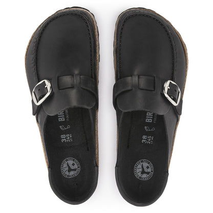 Buckley | Oiled Leather | Black - clog - Birkenstock