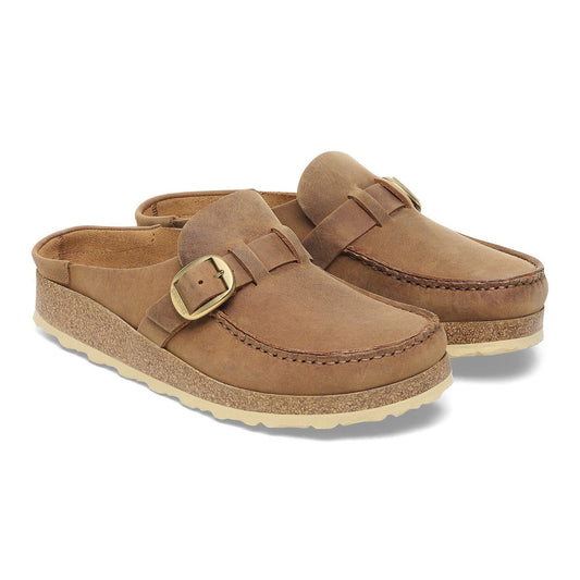 Buckley | Oiled Leather | Cognac - clog - Birkenstock
