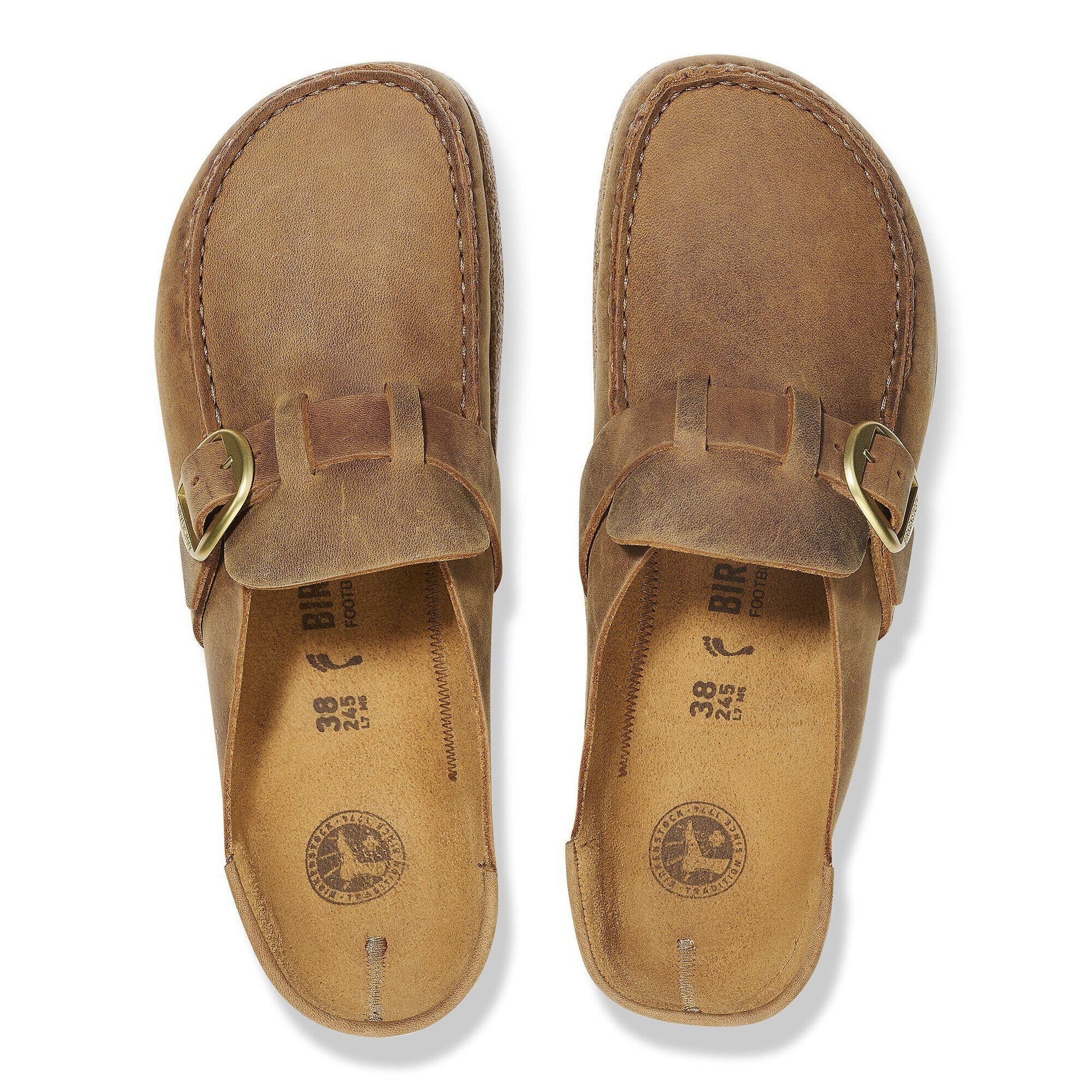 Buckley | Oiled Leather | Cognac - clog - Birkenstock