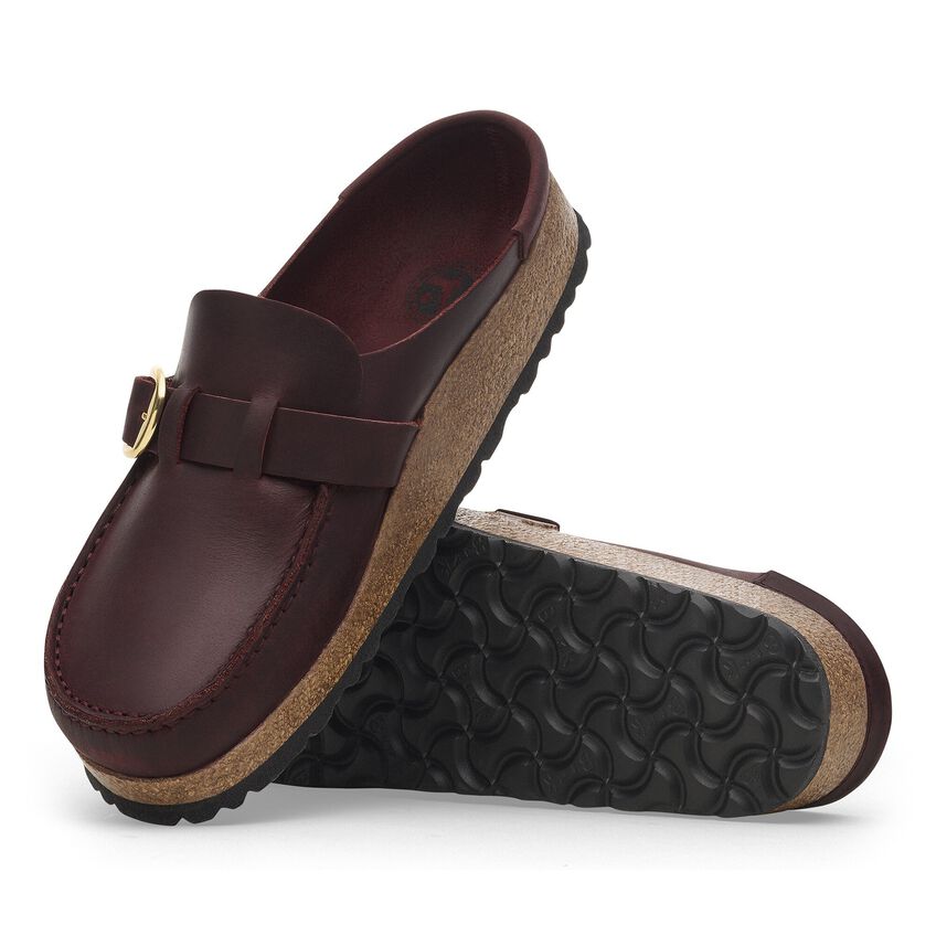 Buckley | Oiled Leather | Zinfandel - Clog - Birkenstock