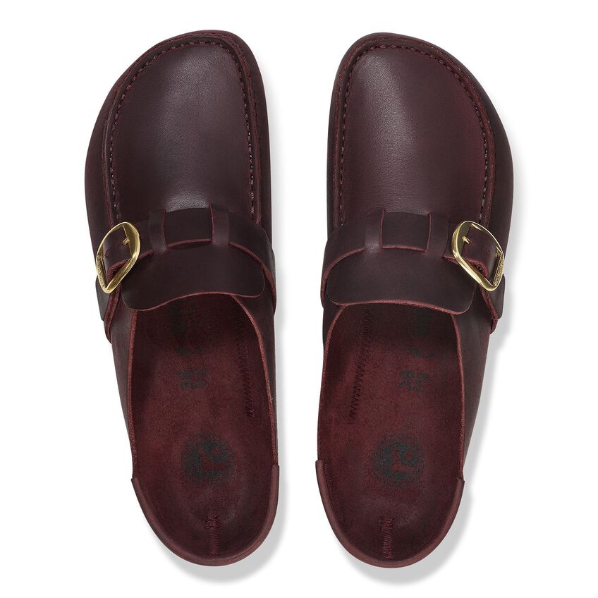 Buckley | Oiled Leather | Zinfandel - Clog - Birkenstock