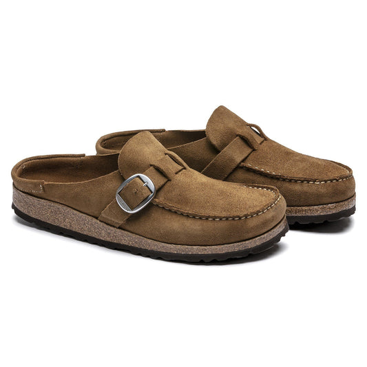Buckley Ring Buckle | Suede | Tea - clog - Birkenstock