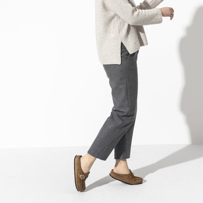 Buckley Ring Buckle | Suede | Tea - clog - Birkenstock