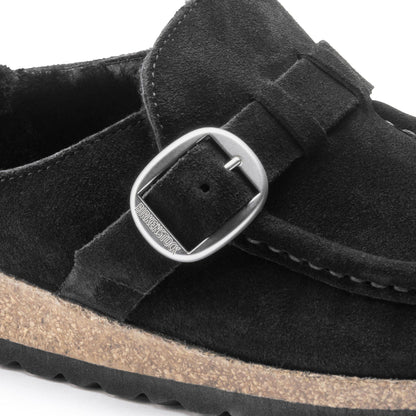 Buckley Shearling | Suede | Black - clog - Birkenstock
