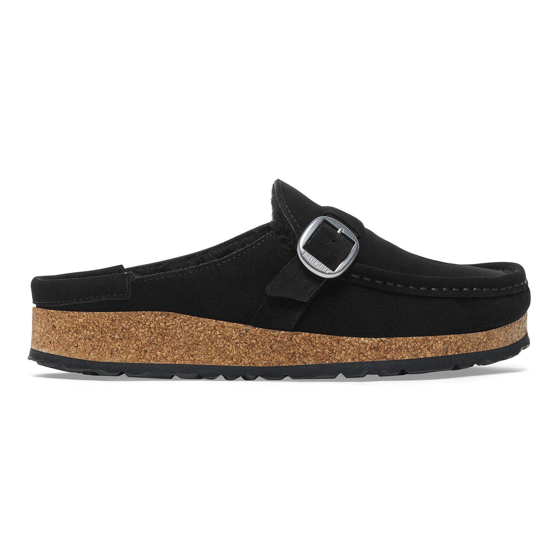 Buckley Shearling | Suede | Black - clog - Birkenstock