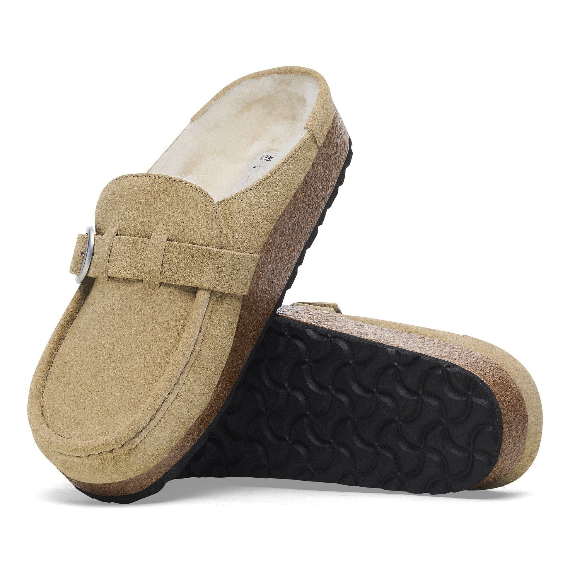 Buckley Shearling | Suede | Taupe - clog - Birkenstock