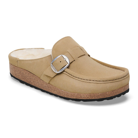 Buckley Shearling | Suede | Taupe - Clog - Birkenstock