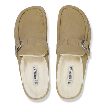 Buckley Shearling | Suede | Taupe - clog - Birkenstock