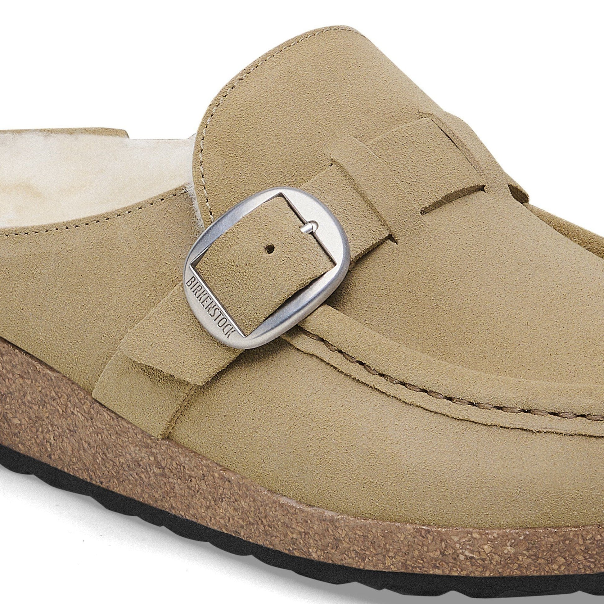 Buckley Shearling | Suede | Taupe - clog - Birkenstock